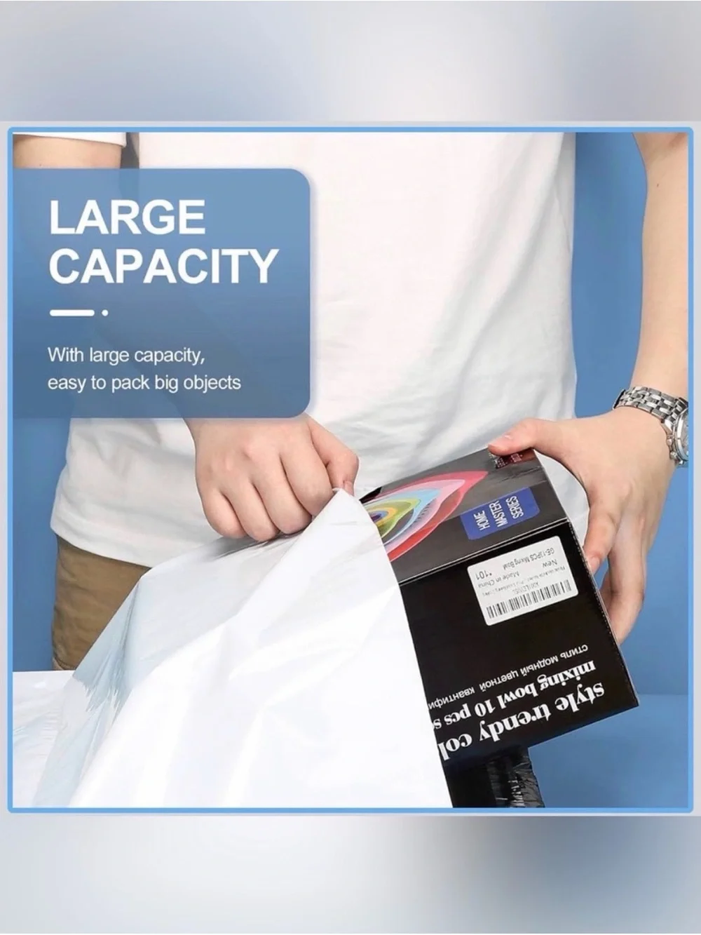 25 X-Large 14.5”x19” Poly Mailers ~ White